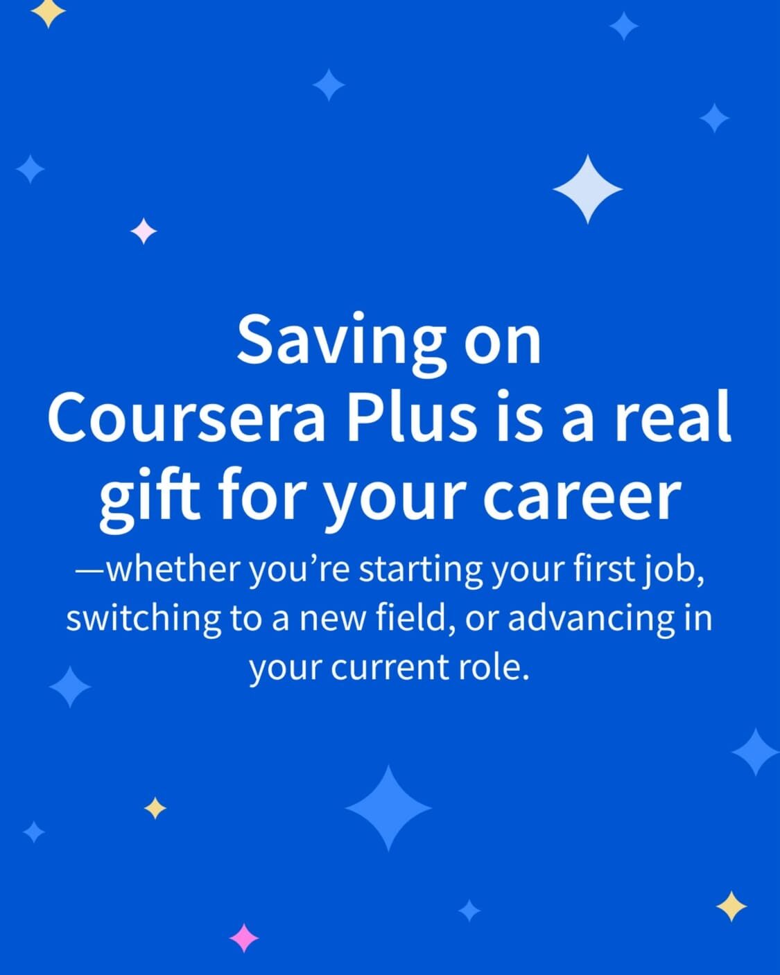 Coursera Plus es el regalo perfecto para iniciar 2024 con nuevos conocimientos y habilidades profesionales